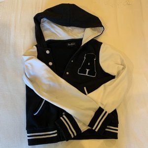 Black and White Varsity Jacket